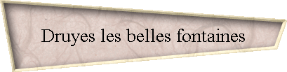 Druyes les belles fontaines